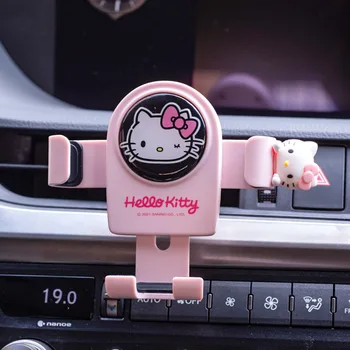 Anime Sanrio Mobilųjį Telefoną Paramos Sveiki Kittys Priedai Mielas Kawaii Gravity Automobilių Navigacijos Laikiklis, Universalus Žaislai Mergaitėms Dovanų