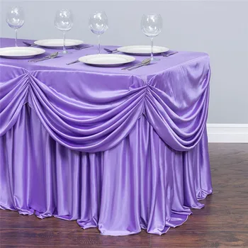 4 FT. 6 FT. ALL-IN-1 STALTIESĖ/KLOSTUOTAS SIJONAS stalo sijonas su grobis vestuvių etapo lentelė grindjuostes šalies gimtadienio puotą
