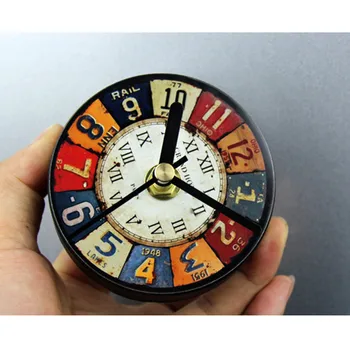 Nemokamas pristatymas Kietas Šaldytuvas Magnetai Senojo Derliaus Laikrodžio figūra, Turistinių Suvenyrų, namų biuro apdailos žaislai šalis tiekimo dovanos