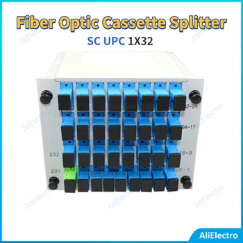 1-5VNT SC UPC 1X32 Optinio Pluošto Kasetės Splitter Lauke Optinė Jungtis FTTH SC UPC PLC Pluošto Splitter Box Nemokamas Pristatymas
