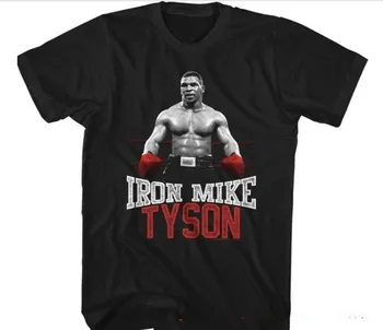 Bokso Čempionas Mike Tyson Įamžintas T-Shirt Bokso Periferijos Vasaros Medvilnės O-Kaklo trumpomis Rankovėmis vyriški Marškinėliai Naujas S-3XL