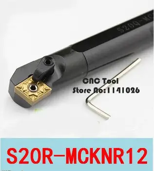 S20R-MCKNR12/S20R-MCKNL12 20mm Staklės, Pjovimo Įrankiai CNC Tekinimo Įrankis, Tekinimo Staklės, Vidaus Metalo Gręžimo Baras Tipo MCKNR /L