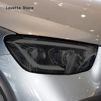 Už Benz GLC Klasės 2020-Pateikti Legacy Outback Impreza Automobilio Žibintų Apsauginės Plėvelės Priekinis Žibintas Rūkyti Juoda TPU Lipdukas