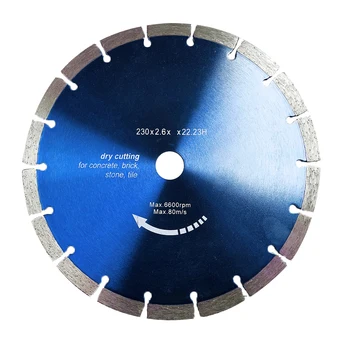 230 Deimantinis Pjovimo Diskas Deimantinis Diskas Betonas 12 Mm Segmento Aukštis Diamond Blad Bendrojo Betono Gaminiai, Plytos, Mūro