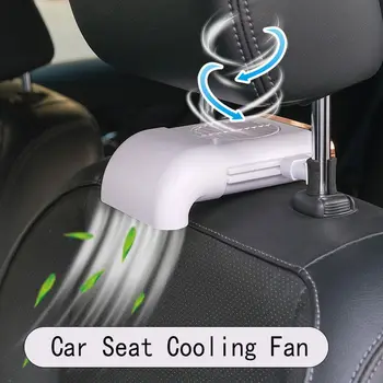 USB Automobilinis Ventiliatorius Nešiojamų Automobilio Sėdynės Aušinimo Ventiliatorius Auto 3-Greitis Reguliuojamas Aušinimo Ventiliatorius Mini Automobilių Sėdynės Ventiliatorius Auto Automobilių Priedai